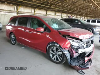2022 Honda Odyssey Touring с VIN 5FNRL6H89NB053400, выставлен на аукционе Copart как лот 60657685 с пробегом 40 371 миль миль и Списание • Salvage title. История ставок и продаж доступна на DreamBid. Изображение 4.