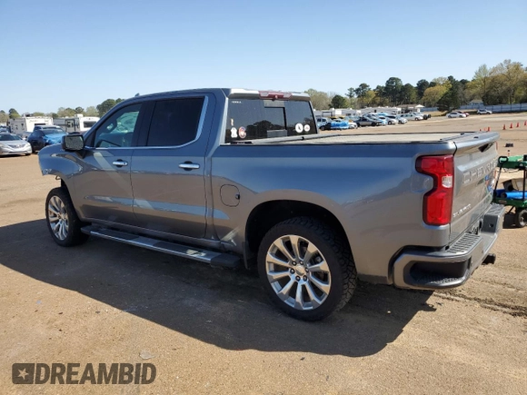 2019 Chevrolet Silverado 1500 High Country with VIN 1GCUYHED2KZ233560, listed as a Copart auction lot 49994275 with 0 mi miles and Salvage Title. Bid and sale history available at carsss.com. Image 2.