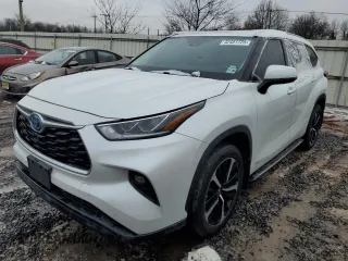 2022 Toyota Highlander Hybrid Limited with VIN 5TDXBRCH3NS540171, listed as a Copart auction lot 42451725 with 145,380 mi miles and Salvage title. Bid and sale history available at DreamBid. Image 1.