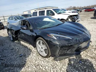 2022 Chevrolet Corvette 2LT with VIN 1G1YB2D45N5120398, listed as a Copart auction lot 43359035 with 0 mi miles and Salvage Title. Bid and sale history available at carsss.com. Image 4.