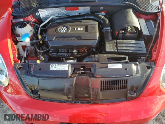 2015 Volkswagen Beetle with VIN 3VW7S7ATXFM807316, listed as a Copart auction lot 74566154 with Not Provided miles and Non Repairable. Bid and sale history available at DreamBid. Image 11.
