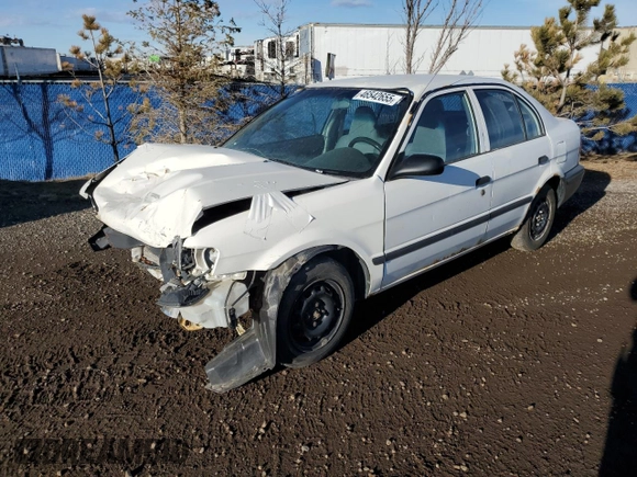1998 Toyota Tercel z VIN JT2BC53LXW0335979, wystawiony jako Copart lot #46542655 z przebiegiem 275 340 mil mil oraz Nie do naprawy • Non repairable. Historia ofert i sprzedaży dostępna na DreamBid. Obrazek 1.