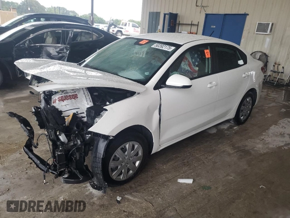 2023 Kia Rio S with VIN 3KPA24AD1PE521334, listed as a Copart auction lot 50392175 with 0 mi miles and Non Repairable. Bid and sale history available at carsss.com. Image 1.