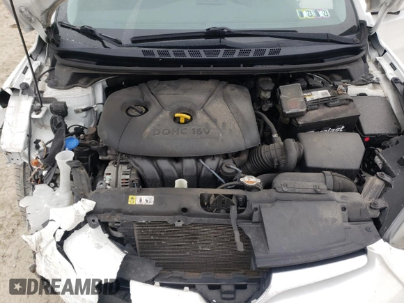 2016 Hyundai Elantra SE with VIN 5NPDH4AE8GH760928, listed as a Copart auction lot 46051995 with 110,323 mi miles and Salvage Title. Bid and sale history available at carsss.com. Image 11.