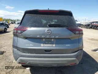 2023 Nissan Rogue S with VIN 5N1BT3AB8PC779895, listed as a Copart auction lot 57970125 with Not provided miles and Salvage title. Bid and sale history available at DreamBid. Image 6.