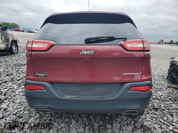 2016 Jeep Cherokee Sport z VIN 1C4PJLAS4GW329806, wystawiony jako Copart lot #56226425 z przebiegiem Nie podano mil oraz Szkoda całkowita • Salvage title. Historia ofert i sprzedaży dostępna na DreamBid. Obrazek 6.