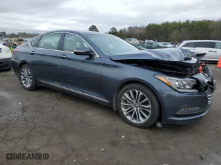 2017 Genesis G80 3.8L with VIN KMHGN4JEXHU170481, listed as a Copart auction lot 38900224 with 71,639 mi miles. Bid and sale history available at carsss.com. Image 4.