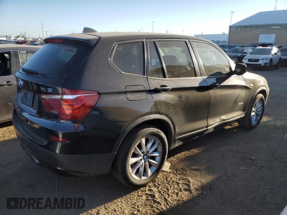 2014 BMW X3 xDrive28i with VIN 5UXWX9C5XE0D32988, listed as a Copart auction lot 72564114 with 100,839 mi miles and Salvage Title. Bid and sale history available at DreamBid. Image 3.