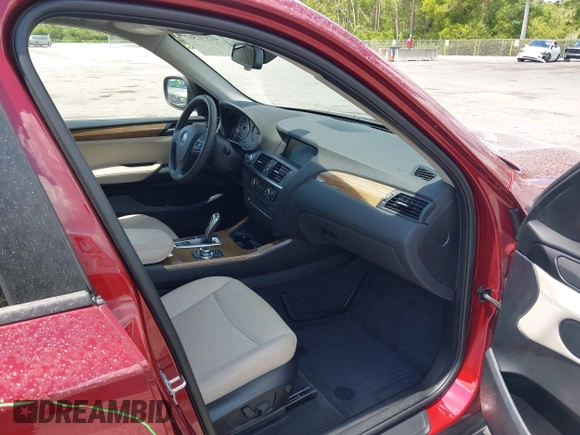 2013 BMW X3 xDrive28i with VIN 5UXWX9C50D0A11265, listed as a IAAI auction lot 41931507 with 69,853 mi miles and . Bid and sale history available at DreamBid. Image 5.