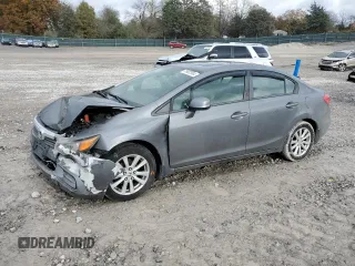 2012 Honda Civic EX with VIN JHMFB2F88CS002390, listed as a Copart auction lot 78682804 with 134,334 mi miles and Salvage Title. Bid and sale history available at DreamBid. Image 1.