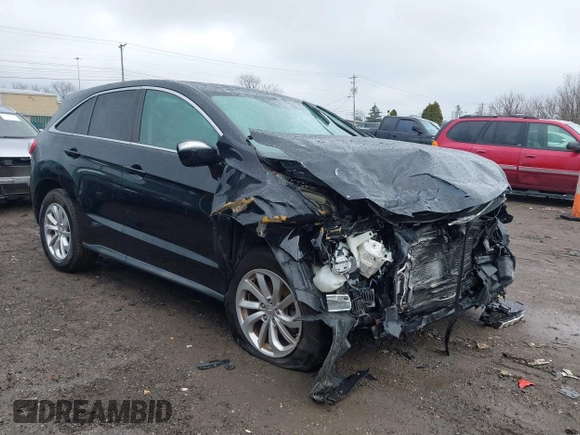 2016 Acura RDX Tech Pkg with VIN 5J8TB4H59GL016741, listed as a IAAI auction lot 41145005 with 68,646 mi miles. Bid and sale history available at carsss.com. Image 1.