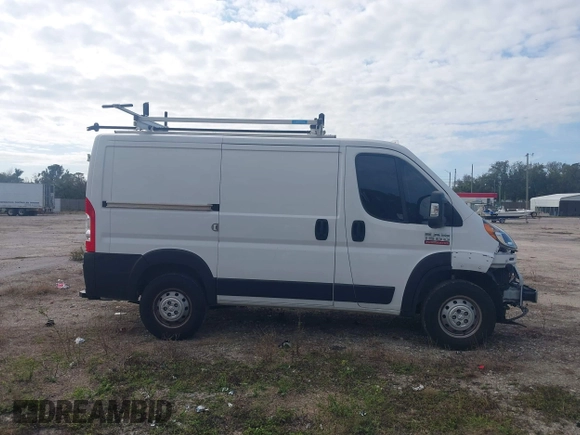 2022 Ram ProMaster Cargo with VIN 3C6LRVNG6NE127928, listed as a IAAI auction lot 41499671 with 36,846 mi miles and . Bid and sale history available at DreamBid. Image 14.