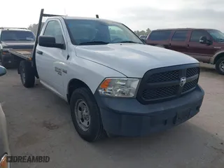 2019 Ram 1500 Classic Tradesman with VIN 3C6JR6DT0KG522330, listed as a IAAI auction lot 41789462 with 91,347 mi miles. Bid and sale history available at carsss.com. Image 1.