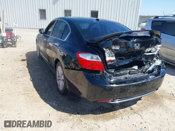 2014 Honda Accord EX-L with VIN 1HGCR2F89EA050202, listed as a IAAI auction lot 41785779 with 193,601 mi miles and . Bid and sale history available at carsss.com. Image 3.