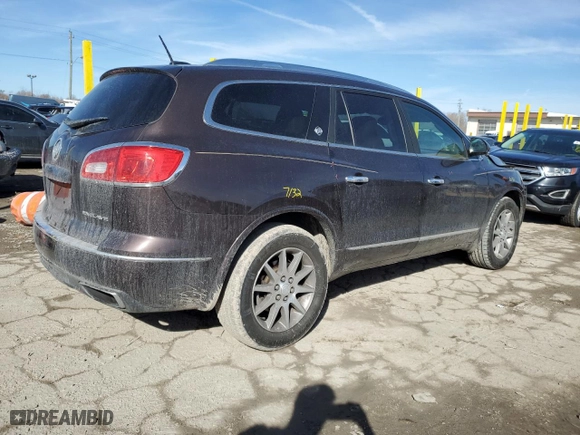 2017 Buick Enclave Leather with VIN 5GAKRBKD4HJ317426, listed as a Copart auction lot 47213435 with 114,563 mi miles and Salvage Title. Bid and sale history available at carsss.com. Image 3.