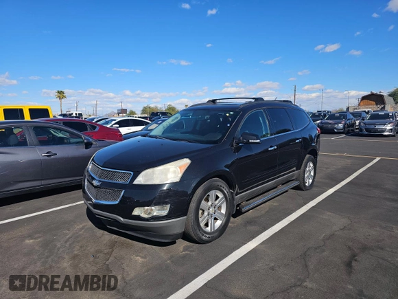 2012 Chevrolet Traverse 1LT with VIN 1GNKRGED1CJ224161, listed as a Copart auction lot 79977584 with 168,113 mi miles and Clean Title. Bid and sale history available at DreamBid. Image 2.