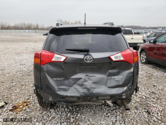 2013 Toyota RAV4 Limited with VIN 2T3DFREV2DW105407, listed as a Copart auction lot 53818535 with 142,882 mi miles and Clean Title. Bid and sale history available at carsss.com. Image 6.