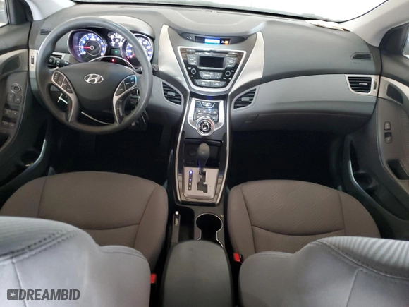 2013 Hyundai Elantra Limited PZEV with VIN 5NPDH4AE7DH432489, listed as a Copart auction lot 46464445 with 76,133 mi miles and Salvage Title. Bid and sale history available at carsss.com. Image 8.