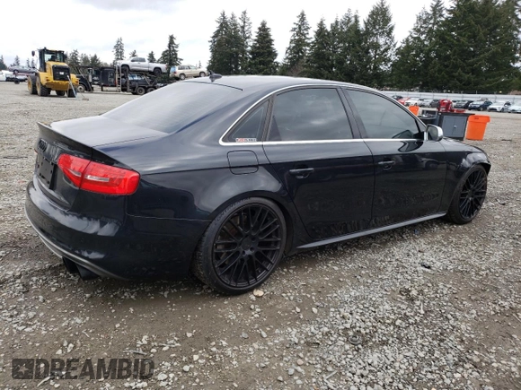 2013 Audi S4 Prestige with VIN WAUKGAFL4DA141582, listed as a Copart auction lot 45417075 with 140,727 mi miles and Salvage Title. Bid and sale history available at carsss.com. Image 3.