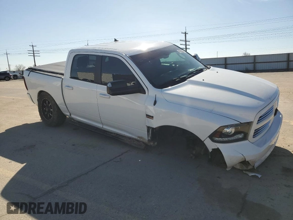 2013 Ram 1500 Sport с VIN 1C6RR7MT0DS595783, выставлен на аукционе Copart как лот 46756335 с пробегом 168 537 миль миль и Списание • Salvage title. История ставок и продаж доступна на DreamBid. Изображение 4.