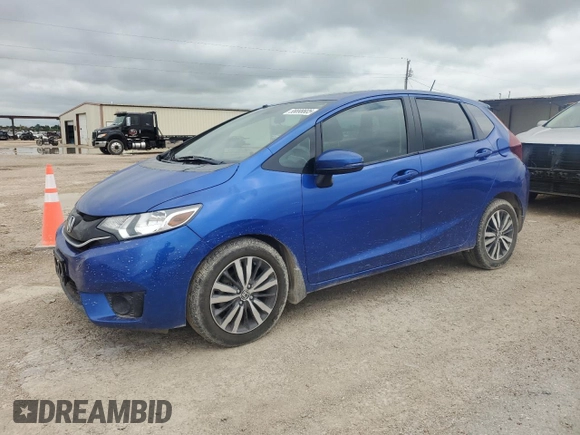 2017 Honda Fit EX-L with VIN 3HGGK5H81HM707327, listed as a Copart auction lot 55898805 with 53,579 mi miles and Clean title. Bid and sale history available at DreamBid. Image 1.