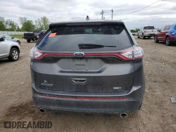 2017 Ford Edge SE with VIN 2FMPK4G97HBC14980, listed as a Copart auction lot 57158765 with 161,912 mi miles and Clean title. Bid and sale history available at DreamBid. Image 6.