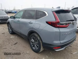 2022 Honda CR-V EX-L with VIN 2HKRW2H87NH637733, listed as a IAAI auction lot 41723047 with 54,670 mi miles. Bid and sale history available at carsss.com. Image 3.