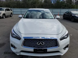2024 Infiniti Q50 Luxe with VIN JN1EV7BR3RM631281, listed as a Copart auction lot 72021944 with 3,994 mi miles and Salvage Title. Bid and sale history available at DreamBid. Image 5.