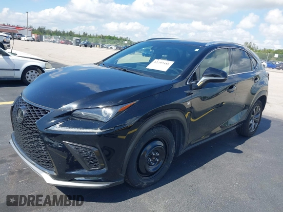2020 Lexus NX 300 F Sport z VIN JTJSARBZ3L2177315, wystawiony jako IAAI lot #42297481 z przebiegiem 42 843 mil mil oraz . Historia ofert i sprzedaży dostępna na DreamBid. Obrazek 2.