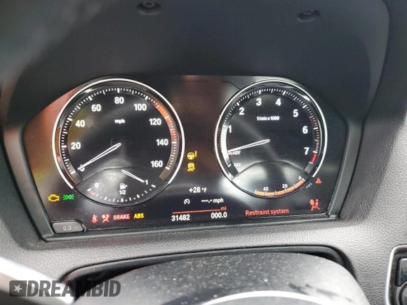 2020 BMW 2 Series 230i with VIN WBA2J1C09L7E22139, listed as a Copart auction lot 74181494 with 31,482 mi miles and Non Repairable. Bid and sale history available at carsss.com. Image 9.