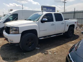 2007 Chevrolet Silverado 1500 LT w/1LT with VIN 3GCEK13M17G535588, listed as a Copart auction lot 62537524 with 0 mi miles and Salvage Title. Bid and sale history available at carsss.com. Image 1.