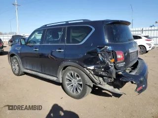 2019 Nissan Armada SV with VIN JN8AY2NC7K9583519, listed as a Copart auction lot 44861144 with 109,138 mi miles. Bid and sale history available at carsss.com. Image 2.