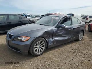 2007 BMW 3 Series 328i with VIN WBAVA37537NE27255, listed as a Copart auction lot 55020695 with 119,316 mi miles and Salvage title. Bid and sale history available at DreamBid. Image 1.