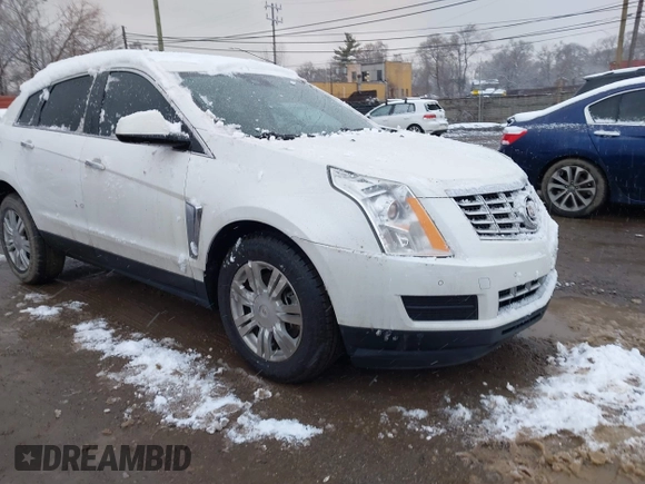 2016 Cadillac SRX Luxury Collection with VIN 3GYFNBE38GS532443, listed as a IAAI auction lot 41151179 with 74,499 mi miles. Bid and sale history available at carsss.com. Image 1.