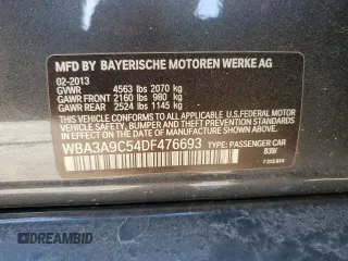 2013 BMW 3 Series 335i with VIN WBA3A9C54DF476693, listed as a Copart auction lot 49391215 with 139,651 mi miles and Salvage Title. Bid and sale history available at carsss.com. Image 12.