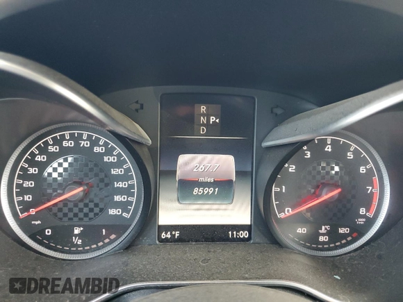 2016 Mercedes-Benz C 450 AMG with VIN 55SWF6EB3GU107429, listed as a Copart auction lot 52775825 with 85,991 mi miles and Salvage title. Bid and sale history available at DreamBid. Image 9.
