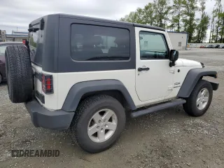 2010 Jeep Wrangler Sport with VIN 1J4AA2D12AL130050, listed as a Copart auction lot 54736025 with 48,262 mi miles and Salvage Title. Bid and sale history available at carsss.com. Image 3.