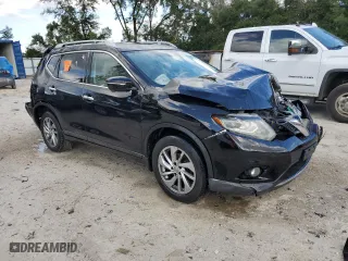 2015 Nissan Rogue SL with VIN 5N1AT2MV5FC769318, listed as a Copart auction lot 80272594 with 158,155 mi miles and Salvage Title. Bid and sale history available at carsss.com. Image 4.