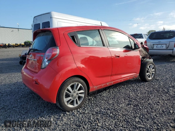 2015 Chevrolet Spark EV LT with VIN KL8CL6S01FC800990, listed as a Copart auction lot 75356214 with 30,886 mi miles and Salvage Title. Bid and sale history available at carsss.com. Image 3.