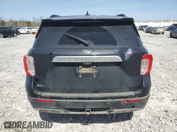 2021 Ford Explorer XLT with VIN 1FMSK7DH0MGA37215, listed as a Copart auction lot 48119975 with 80,424 mi miles and Salvage Title. Bid and sale history available at DreamBid. Image 6.