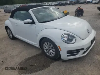 2018 Volkswagen Beetle S with VIN 3VW5DAATXJM514636, listed as a Copart auction lot 56629085 with 84,983 mi miles and Salvage title. Bid and sale history available at DreamBid. Image 4.