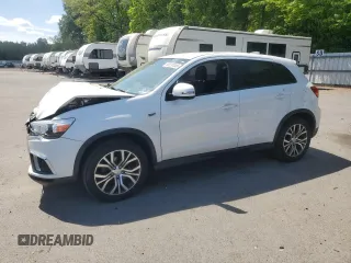 2019 Mitsubishi Outlander SE with VIN JA4AP4AU5KU017536, listed as a Copart auction lot 56237445 with 107,755 mi miles and Salvage title. Bid and sale history available at DreamBid. Image 1.