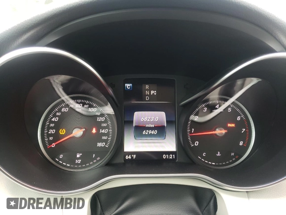 2018 Mercedes-Benz C 300 with VIN WDDWJ4KB3JF722371, listed as a Copart auction lot 47525335 with 62,940 mi miles and Salvage title. Bid and sale history available at DreamBid. Image 9.