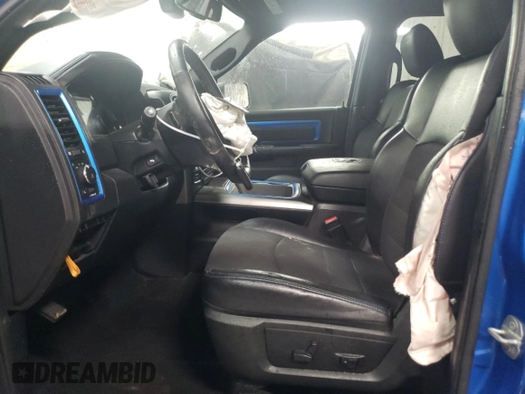 2018 Ram 1500 Night with VIN 1C6RR7MT9JS196060, listed as a Copart auction lot 51763415 with 63,398 mi miles and Salvage Title. Bid and sale history available at carsss.com. Image 7.