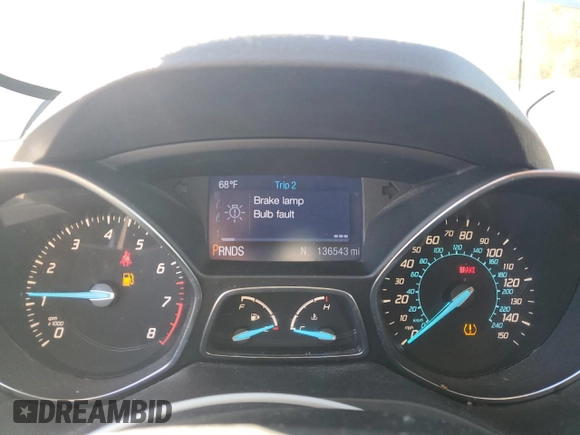 2013 Ford Escape SE with VIN 1FMCU0GXXDUA90806, listed as a Copart auction lot 72814224 with 136,543 mi miles and Salvage title. Bid and sale history available at DreamBid. Image 9.