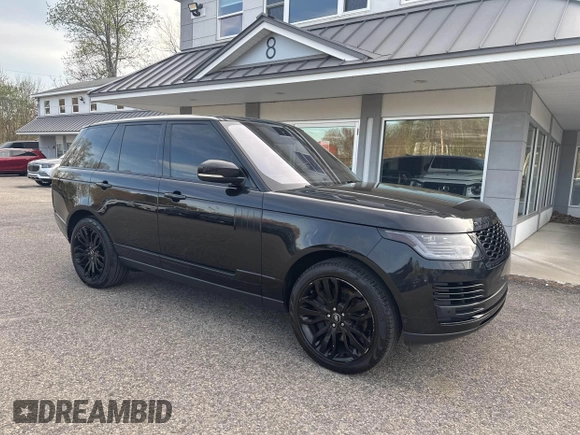 2019 Land Rover Range Rover HSE with VIN SALGS2SV5KA528460, listed as a IAAI auction lot 42184615 with 122,951 mi miles and . Bid and sale history available at DreamBid. Image 1.