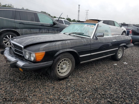 1984 Mercedes-Benz 380 Series 380SL with VIN WDBBA45A9EA011044, listed as a Copart auction lot 74674534 with NaN miles and Non Repairable. Bid and sale history available at carsss.com. Image 1.