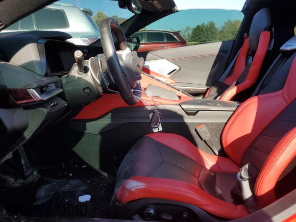 2020 Chevrolet Corvette 2LT with VIN 1G1Y72D41L5115956, listed as a Copart auction lot 77444654 with 24,308 mi miles and Salvage Title. Bid and sale history available at carsss.com. Image 7.