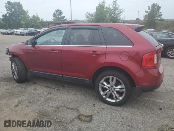 2013 Ford Edge Limited with VIN 2FMDK3KC6DBE15750, listed as a Copart auction lot 55727365 with 169,368 mi miles and Salvage title. Bid and sale history available at DreamBid. Image 2.