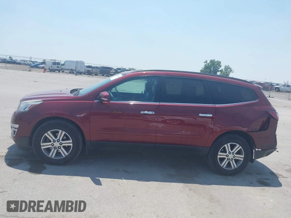 2015 Chevrolet Traverse LT z VIN 1GNKVHKD2FJ241884, wystawiony jako IAAI lot #42452598 z przebiegiem 194 214 mil mil oraz . Historia ofert i sprzedaży dostępna na DreamBid. Obrazek 14.